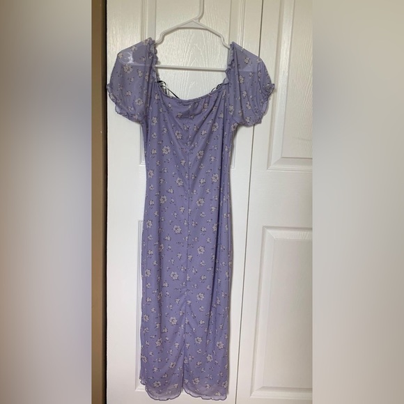 Forever 21 Purple Floral Dress - Picture 3 of 5